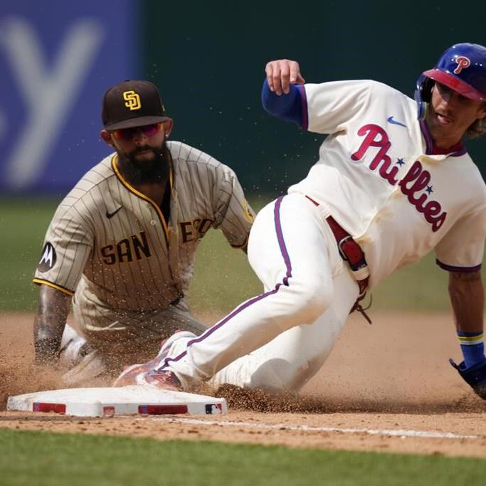 Padres cut veteran INF Odor, activate C Campusano before game at Toronto